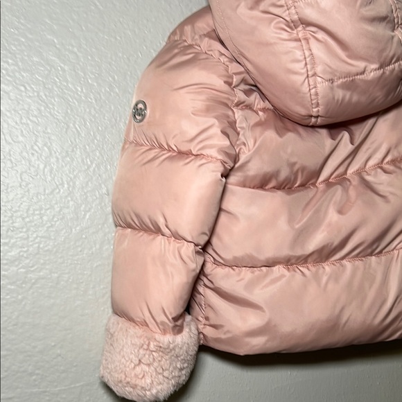 Michael Kors kids Blush Pink Hooded Jacket - Picture 8 of 10